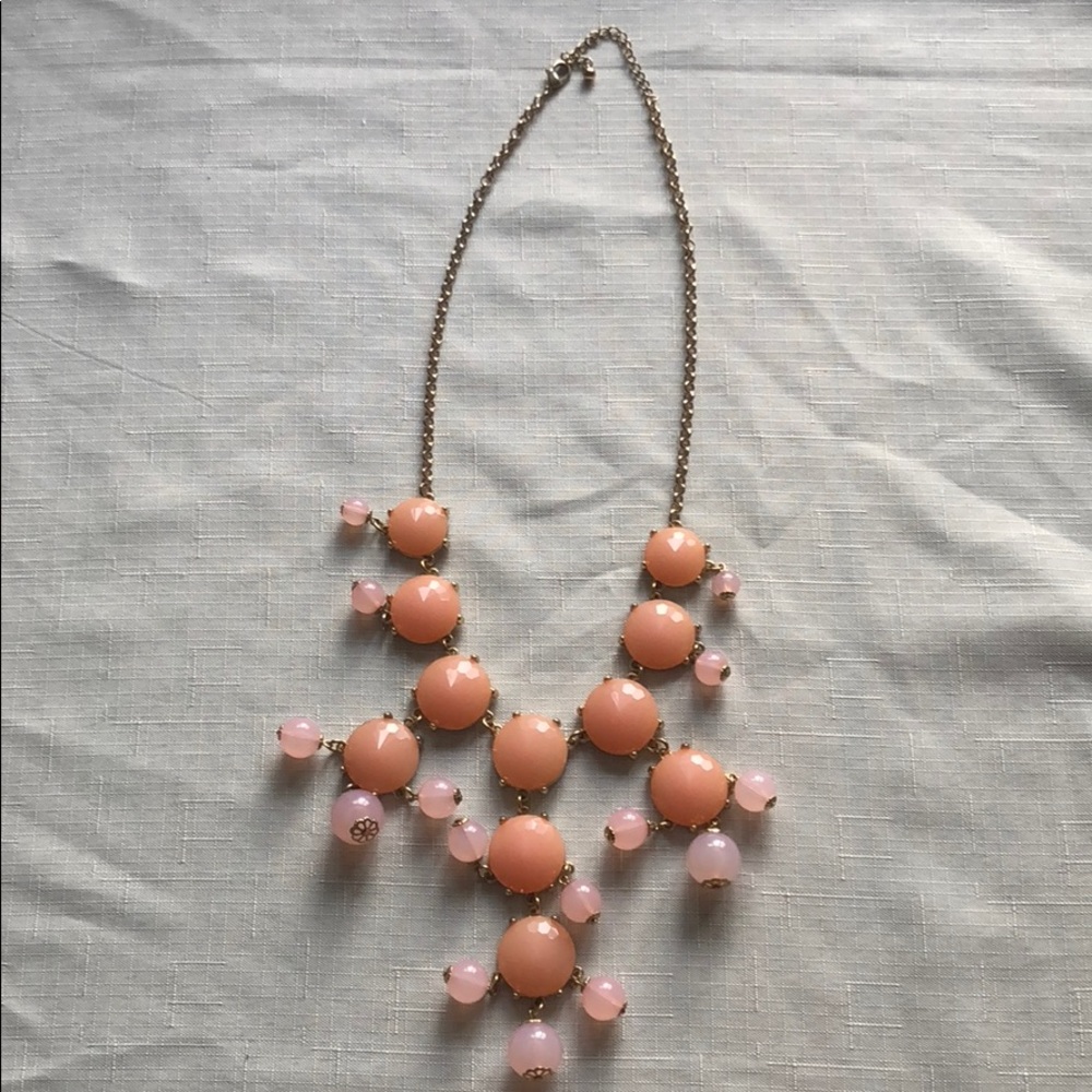 Pink chunky necklace